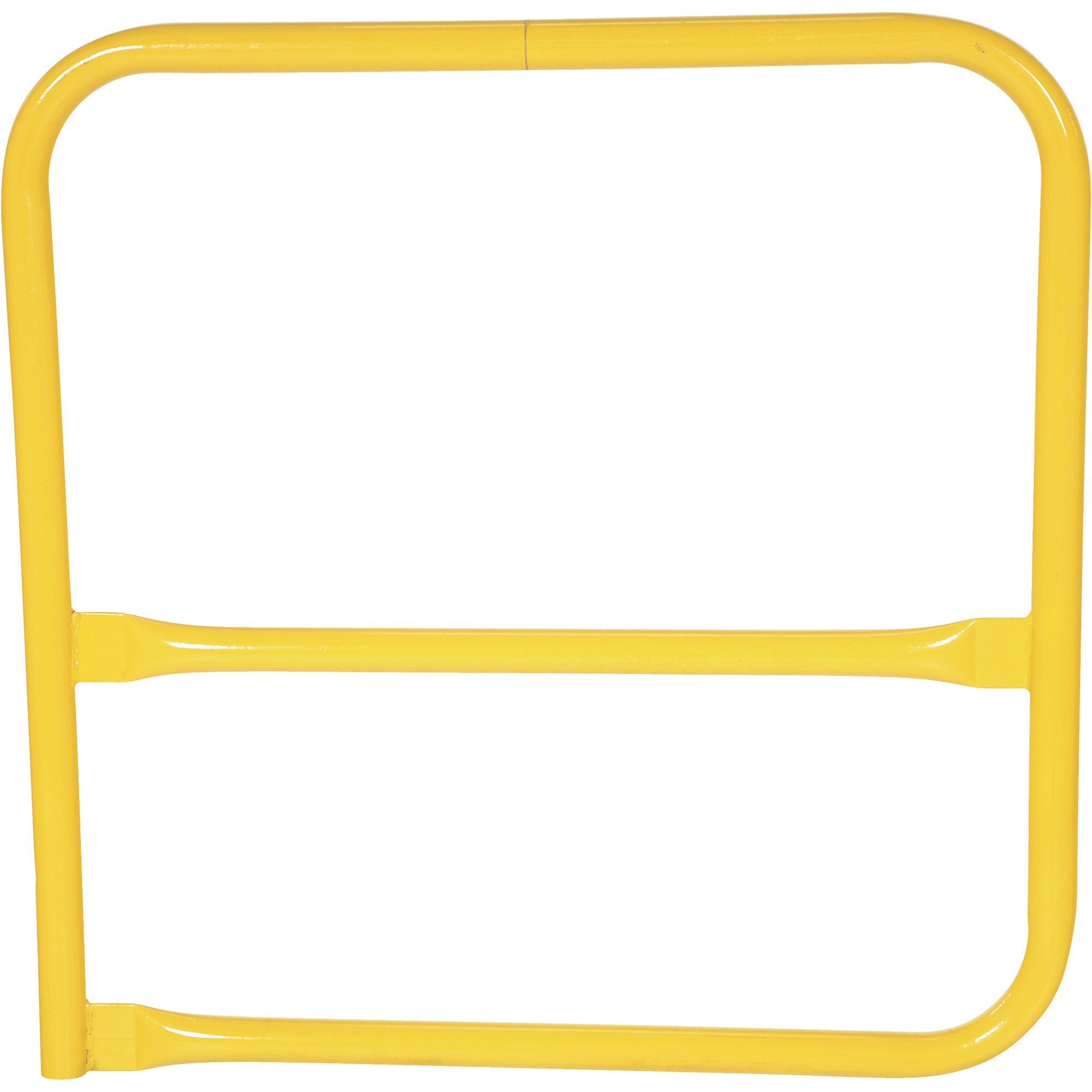 Vestil Dock Safety Railing Gate - 3ft. Long, B-Style, Yellow, Steel, Model# VDKR-G3-B